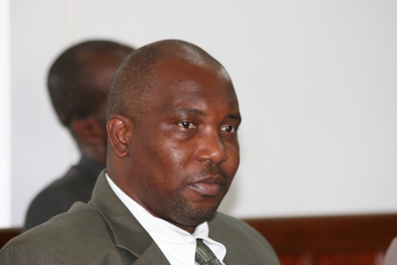 Minister responsible for the Environment in the Nevis Island Administration Hon. Carlisle Powell at a sitting of the Nevis Island Assembly in Charlestown (file photo)