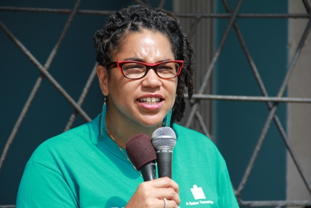 Supervisor of the Family Division at the Social Services Department Mrs. Hallima Gresham-Jones
