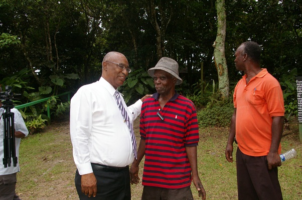 Premier of Nevis, Hon. Joseph Parry with Peak Haven Owner, Mr. Edward Herbert