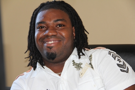 Production Assistant and Stage Manager at the Nevis Performing Centre (NEPAC) Mr. Kareem Herbert