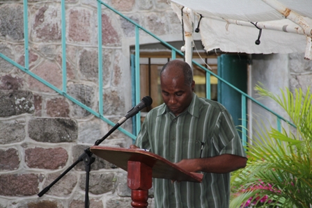 Permanent Secretary in the Ministry of Social Development on Nevis Mr. Alsted Pemberton