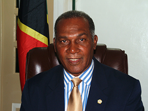 Premier of Nevis and Minister of Finance in the Nevis Island Administration Hon. Vance Amory