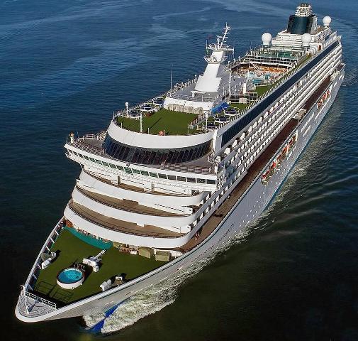 Chrystal Serenity, one of the two cruise ships schedule to make an inaugural call to Nevis during the 2019/2020 cruise season (photo provided)