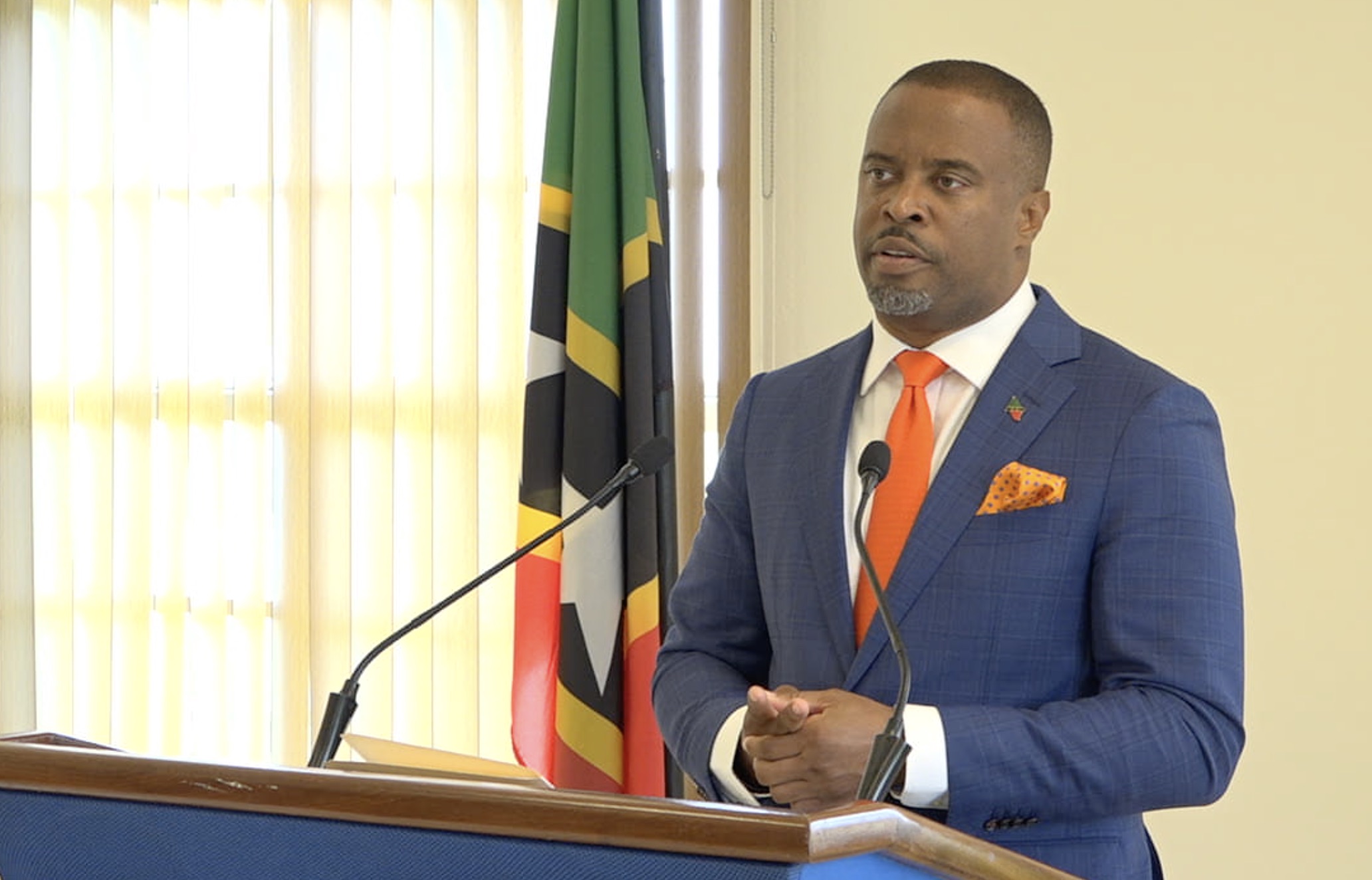 Hon. Mark Brantley, Premier of Nevis (file photo)